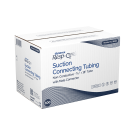 Suction Connecting Tubing w/ Male Connector, Non-Conductive,