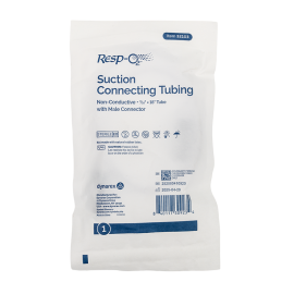 Suction Connecting Tubing w/ Male Connector, Non-Conductive,