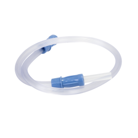 Suction Connecting Tubing w/ Male Connector, Non-Conductive,
