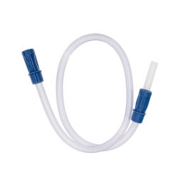 Suction Connecting Tubing w/ Male Connector, Non-Conductive,