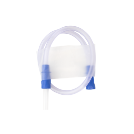 Suction Connecting Tubing w/ Male Connector, Non-Conductive,