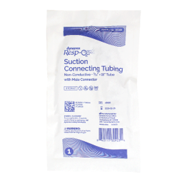 Suction Connecting Tubing w/ Male Connector, Non-Conductive,