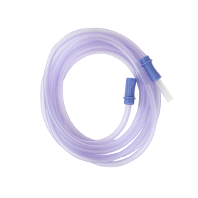 Suction Connecting Tubing w/ Male Connector, Non-Conductive,