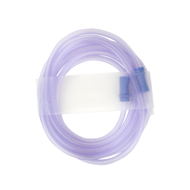 Suction Connecting Tubing w/ Male Connector, Non-Conductive,