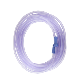 Suction Connecting Tubing w/ Male Connector, Non-Conductive,