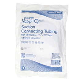 Suction Connecting Tubing w/ Male Connector, Non-Conductive,