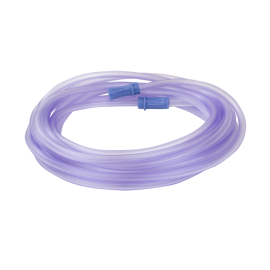 Suction Connecting Tubing w/ Male Connector, Non-Conductive,