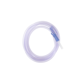 Suction Connecting Tubing w/ Male Connector, Non-Conductive,