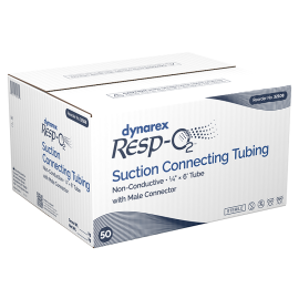 Suction Connecting Tubing w/ Male Connector, Non-Conductive,