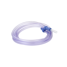 Suction Connecting Tubing w/ Male Connector, Non-Conductive,