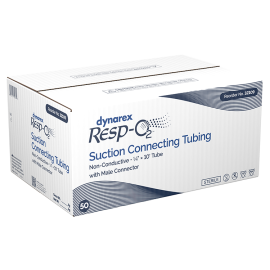 Suction Connecting Tubing w/ Male Connector, Non-Conductive,