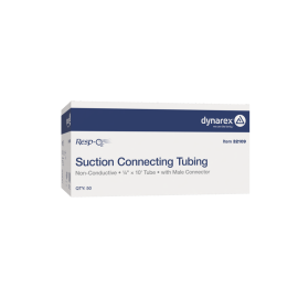 Suction Connecting Tubing w/ Male Connector, Non-Conductive,