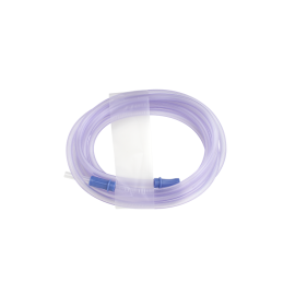 Suction Connecting Tubing w/ Male Connector, Non-Conductive,