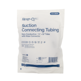 Suction Connecting Tubing w/ Male Connector, Non-Conductive