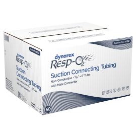 Suction Connecting Tubing w/ Male Connector, Non-Conductive,