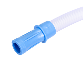 Suction Connecting Tubing w/ Male Connector, Non-Conductive,
