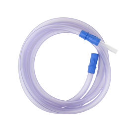 Suction Connecting Tubing w/ Male Connector, Non-Conductive,