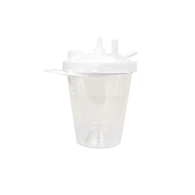 Disposable Suction Canister w Float Valve Shutoff