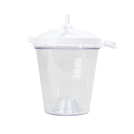 Disposable Suction Canister w Float Valve Shutoff