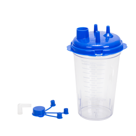 Disposable Suction Canister w/ Float Valve Shutoff