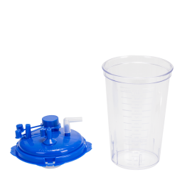 Disposable Suction Canister w/ Float Valve Shutoff