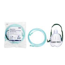 O2 Medium-Concentration Standard Mask w/ 7' (2.1 m) tubi
