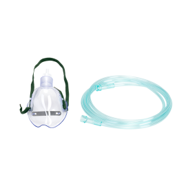 O2 Medium-Concentration Standard Mask w/ 7' (2.1 m) tubi