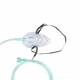 O2 Medium-Concentration Standard Mask w/ 7'(2.1 m) tubin