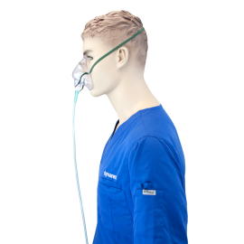 O2 Medium-Concentration Standard Mask w/ 7'(2.1 m) tubin