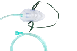 O2 Medium-Concentration Standard Mask w/ 7'(2.1 m) tubin