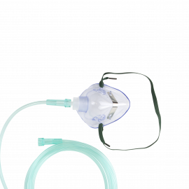O2 Medium-Concentration Standard Mask w/ 7' (2.1 m) tubi