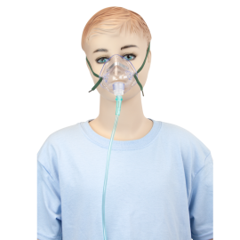 O2 Medium-Concentration Standard Mask w/ 7' (2.1 m) tubi