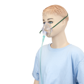 O2 Medium-Concentration Standard Mask w/ 7' (2.1 m) tubi