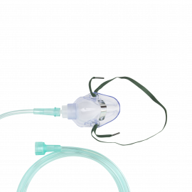 O2 Medium-Concentration Standard Mask w/ 7' (2.1 m) tubi