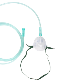 O2 Medium-Concentration Standard Mask w/ 7' (2.1 m) tubi