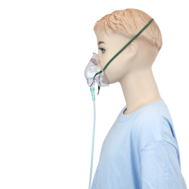 O2 Medium-Concentration Elongated Mask w/ 7' (2.1 m) tub