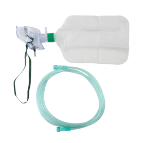 O2 High-Concentration Standard Mask w/ 7' (2.1 m) tubing