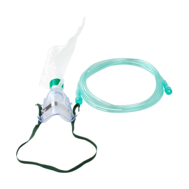 O2 High-Concentration Standard Mask w/ 7' (2.1 m) tubing