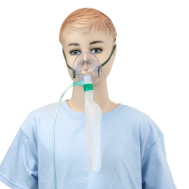 O2 High-Concentration Standard Mask w/ 7' (2.1 m) tubing