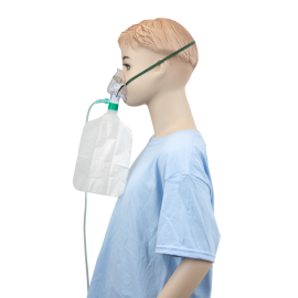 O2 High-Concentration Standard Mask w/ 7' (2.1 m) tubing