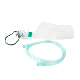 O2 High-Concentration Standard Mask w/ 7' (2.1 m) tubing