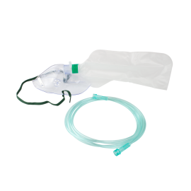 O2 High-Concentration Elongated Mask w/ 7' (2.1 m) tubin