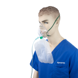 O2 High-Concentration Elongated Mask w/ 7' (2.1 m) tubin