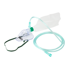 O2 High-Concentration Elongated Mask w/ 7' (2.1 m) tubin