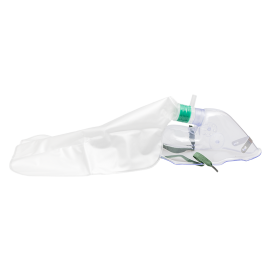 Non-Rebreather Elongated Mask w/ Safety Vent w/ 7' (2.1 m) t