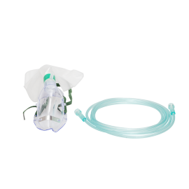 Non-Rebreather Elongated Mask w/ Safety Vent w/ 7' (2.1 m) t