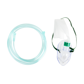 Non-Rebreather Elongated Mask w/ Safety Vent w/ 7' (2.1 m) t