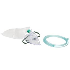 Non-Rebreather Elongated Mask w/ 7' (2.1 m) tubing, 1000 ml