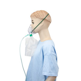 Non-Rebreather Elongated Mask w/ 7' (2.1 m) tubing, 600 ml R