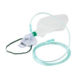 Non-Rebreather Elongated Mask w/ 7' (2.1 m) tubing, 600 ml R